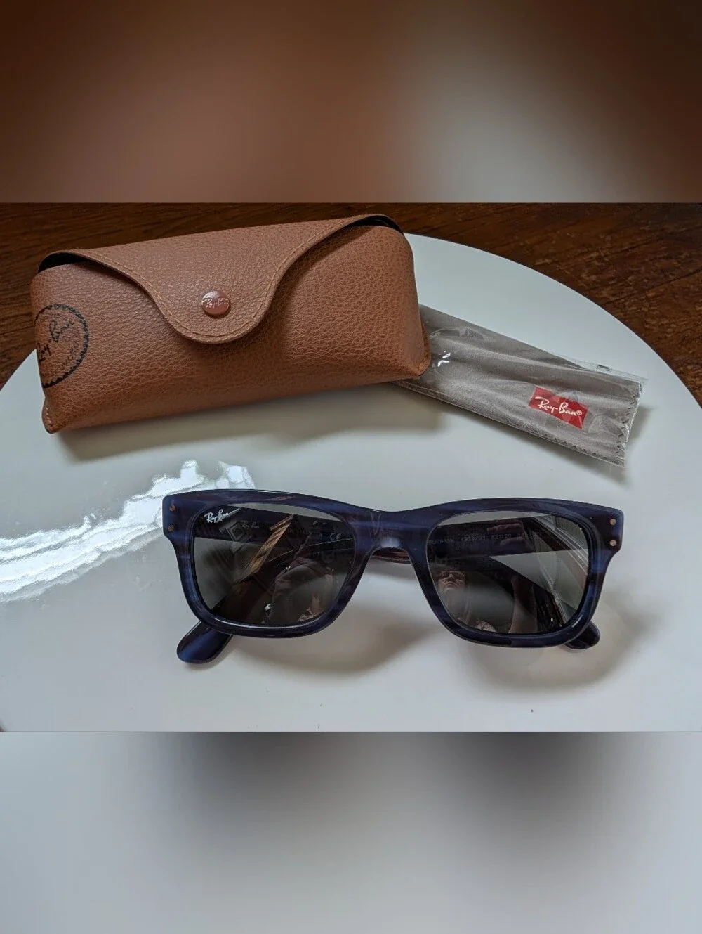 Ray Ban Mr Burbank Sunglasses In Blue